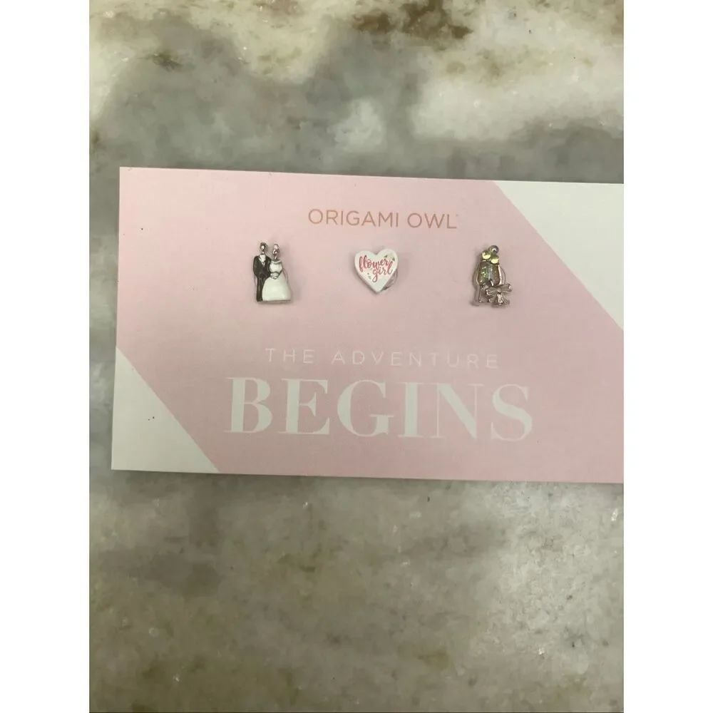 Origami Owl Wedding Floating Charms #bride #love #heart #wedding
